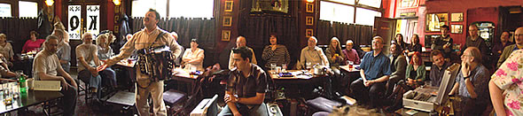  Panorama photo of Keith Summers Memorial Day at the King & Queen, 2005  
