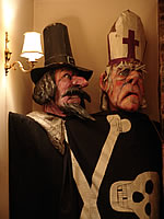  Lewes Bonfire - effigies  